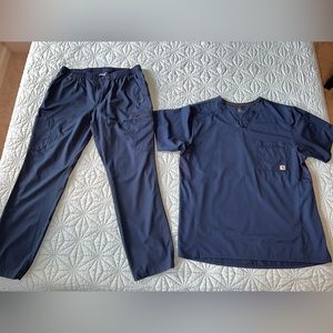 Carhartt force scrub pants and top